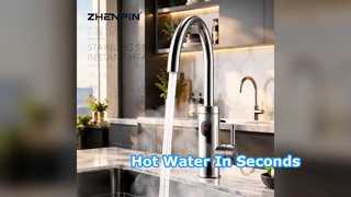 Made from 304 stainless steel, with a power rating of 3,300 W, it heats up in 3–5 seconds