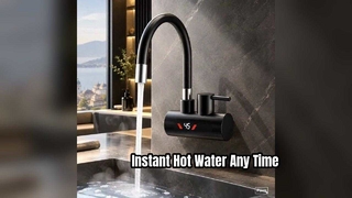 304 stainless steel, kitchen and bathroom faucets, instant-heat electric faucets