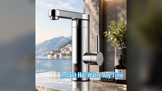 Instant Hot Water Faucet LED Display Kitchen Bathroom