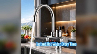 Instant Hot Water Electric Faucet Digital Display