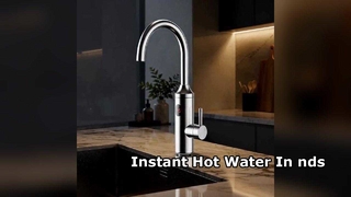Instant Hot Water Kitchen Tap Stainless Steel Faucet