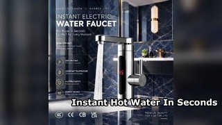 Instant Hot Water Faucet LED Digital Display 3300W