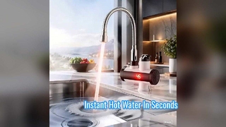 Instant Hot Water Faucet With LED Temperature DisplayTaps for tankless electric water heaters