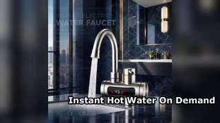 Instant Hot Water Faucet Stainless Steel Bathroom Tap