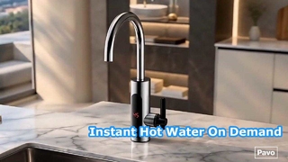 Instant Hot Water Faucet Stainless Steel Design