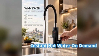 Instant Hot Water Tap For Kitchen And Bathroom Tankless electric water heater tap ABS material,