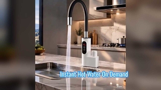 Electric faucet—since it is an electric hot water valve, a tankless electric hot water faucet